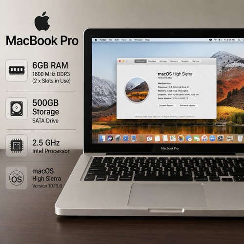 Apple macbook pro 500gb - macbook,